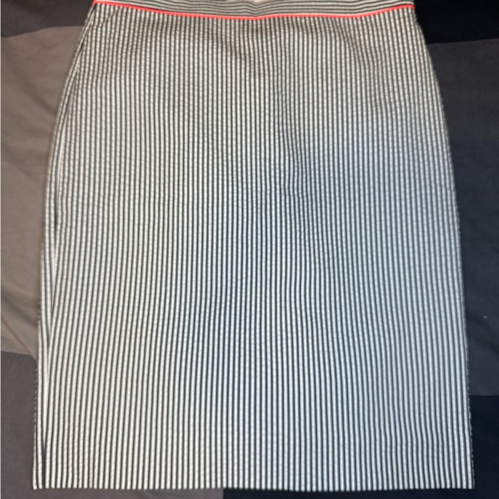 J. Crew Black and White Striped Pencil Skirt - Brand New w/ Tags!